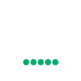 Logo di Tripadvisor con cinque cerchi verdi, simbolo di eccellenza per recensioni positive in agriturismo umbro.